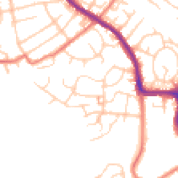 Daytime road noise heatmap for SK6 2LJ