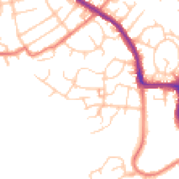 Daytime road noise heatmap for SK6 2LL