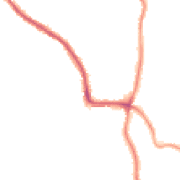 Night-time road noise heatmap for SK6 2NA