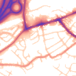 Daytime road noise heatmap for SK6 2PN