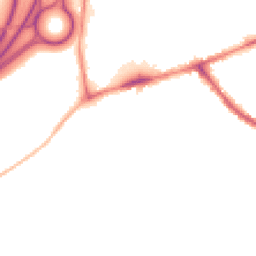 Night-time road noise heatmap for SK6 2PN