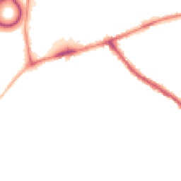 Night-time road noise heatmap for SK6 2PQ