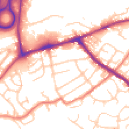 Daytime road noise heatmap for SK6 2PR