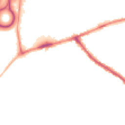 Night-time road noise heatmap for SK6 2PR