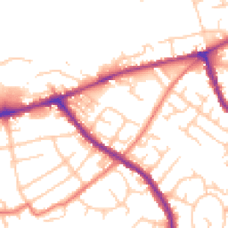 Daytime road noise heatmap for SK6 2PT