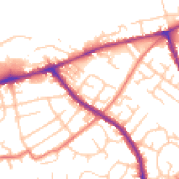 Daytime road noise heatmap for SK6 2PX