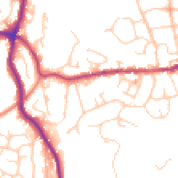Daytime road noise heatmap for SK6 3BG