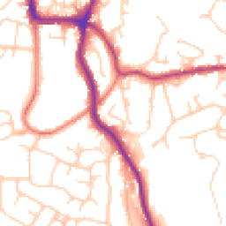 Daytime road noise heatmap for SK6 3BH