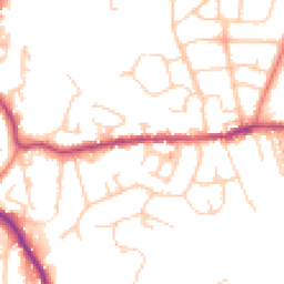 Daytime road noise heatmap for SK6 3BP