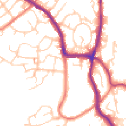 Daytime road noise heatmap for SK6 3BS