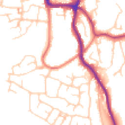 Daytime road noise heatmap for SK6 3DN