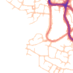 Daytime road noise heatmap for SK6 3DQ