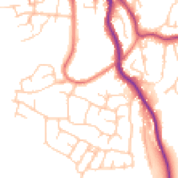 Daytime road noise heatmap for SK6 3DW