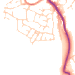 Daytime road noise heatmap for SK6 3ES