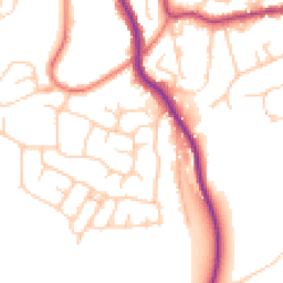 Daytime road noise heatmap for SK6 3HH