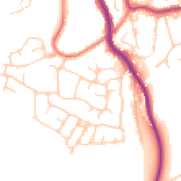 Daytime road noise heatmap for SK6 3HS