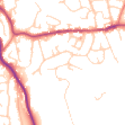 Daytime road noise heatmap for SK6 3JY
