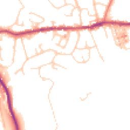 Daytime road noise heatmap for SK6 3JZ