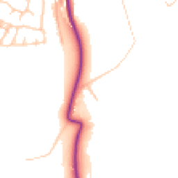 Daytime road noise heatmap for SK6 3LE