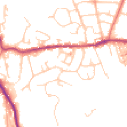 Daytime road noise heatmap for SK6 4AE