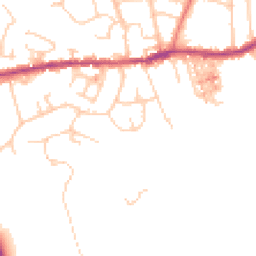 Daytime road noise heatmap for SK6 4AG