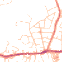 Daytime road noise heatmap for SK6 4AT
