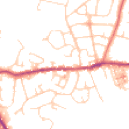 Daytime road noise heatmap for SK6 4BR