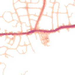 Daytime road noise heatmap for SK6 4DN