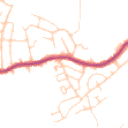 Daytime road noise heatmap for SK6 4ER
