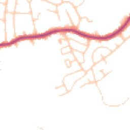 Daytime road noise heatmap for SK6 4HD