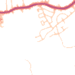 Daytime road noise heatmap for SK6 4HQ