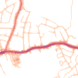Daytime road noise heatmap for SK6 4LD