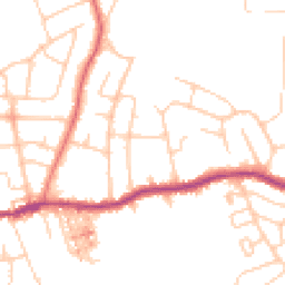 Daytime road noise heatmap for SK6 4LF