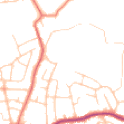 Daytime road noise heatmap for SK6 4LJ