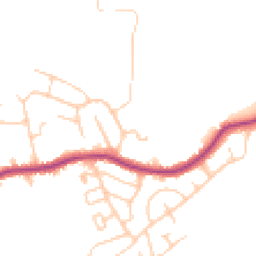 Daytime road noise heatmap for SK6 4LU