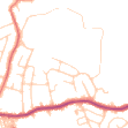 Daytime road noise heatmap for SK6 4LW