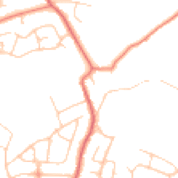Daytime road noise heatmap for SK6 4PU