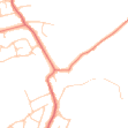 Daytime road noise heatmap for SK6 4PY