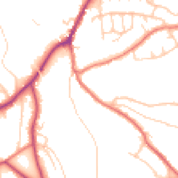 Daytime road noise heatmap for SK6 5AE
