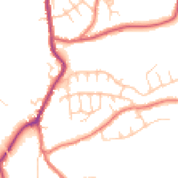 Daytime road noise heatmap for SK6 5BH