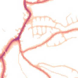 Daytime road noise heatmap for SK6 5BL