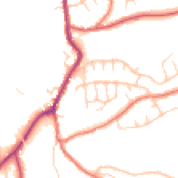 Daytime road noise heatmap for SK6 5BP