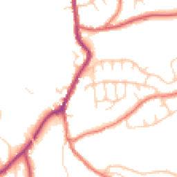 Daytime road noise heatmap for SK6 5BR