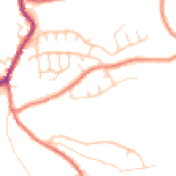 Daytime road noise heatmap for SK6 5DJ