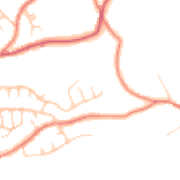 Daytime road noise heatmap for SK6 5DL