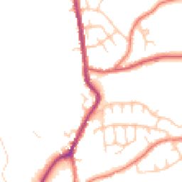 Daytime road noise heatmap for SK6 5DX