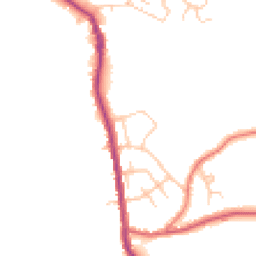 Daytime road noise heatmap for SK6 5EA