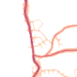 Daytime road noise heatmap for SK6 5EE
