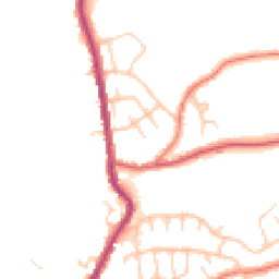 Daytime road noise heatmap for SK6 5EG
