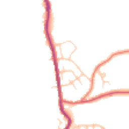 Daytime road noise heatmap for SK6 5ES
